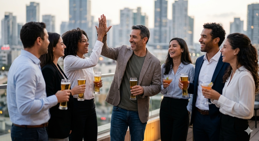 תרבות עסקית גלובלית ודיבור שוטף באנגלית בעולם ההייטק.